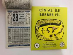 28 Kasım 2021 hediyelik orijinal Türkiye takvim yaprağı (Cin Ali kitabı hediyeli:)