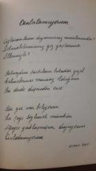 MÜNTEHAP ( SEÇME ŞİİR DEFTERİ - EL YAZISI  İLE DÖNEMİNİN ŞİİR ABİDELERİNDEN SEÇKİLER