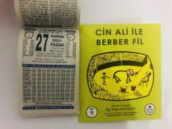 27 Haziran 2021 hediyelik orijinal Türkiye takvim yaprağı (Cin Ali kitabı hediyeli:)