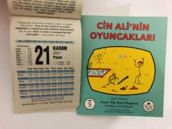 21 Kasım 2021 hediyelik orijinal Fazilet takvim yaprağı (Cin Ali kitabı hediyeli:)
