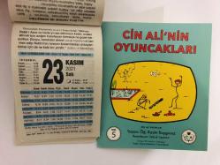 23 Kasım 2021 hediyelik orijinal Fazilet takvim yaprağı (Cin Ali kitabı hediyeli:)