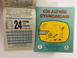 24 Kasım 2021 hediyelik orijinal Fazilet takvim yaprağı (Cin Ali kitabı hediyeli:)