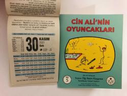 30 Kasım 2021 hediyelik orijinal Fazilet takvim yaprağı (Cin Ali kitabı hediyeli:)