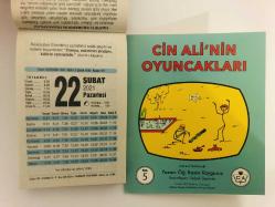 22 Şubat 2021 hediyelik orijinal Fazilet takvim yaprağı (Cin Ali kitabı hediyeli:)