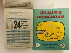 24 Şubat 2021 hediyelik orijinal Fazilet takvim yaprağı (Cin Ali kitabı hediyeli:)