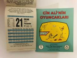 21 Ocak 2021 hediyelik orijinal Fazilet takvim yaprağı (Cin Ali kitabı hediyeli:)