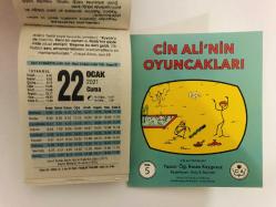 22 Ocak 2021 hediyelik orijinal Fazilet takvim yaprağı (Cin Ali kitabı hediyeli:)