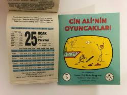 25 Ocak 2021 hediyelik orijinal Fazilet takvim yaprağı (Cin Ali kitabı hediyeli:)