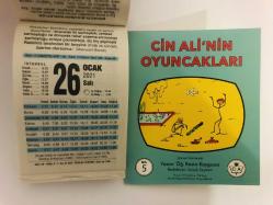 26 Ocak 2021 hediyelik orijinal Fazilet takvim yaprağı (Cin Ali kitabı hediyeli:)