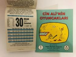 30 Ocak 2021 hediyelik orijinal Fazilet takvim yaprağı (Cin Ali kitabı hediyeli:)