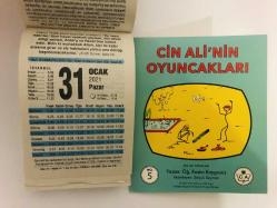 31 Ocak 2021 hediyelik orijinal Fazilet takvim yaprağı (Cin Ali kitabı hediyeli:)