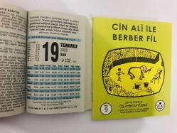 19 Temmuz 2022 hediyelik orijinal Fazilet takvim yaprağı (Cin Ali kitabı hediyeli:)