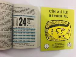 24 Temmuz 2022 hediyelik orijinal Fazilet takvim yaprağı (Cin Ali kitabı hediyeli:)