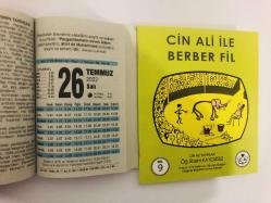 26 Temmuz 2022 hediyelik orijinal Fazilet takvim yaprağı (Cin Ali kitabı hediyeli:)