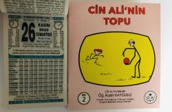 26 Kasım 2022 hediyelik orijinal Türkiye takvim yaprağı (Cin Ali kitabı hediyeli:)