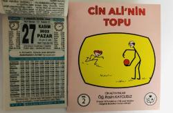 27 Kasım 2022 hediyelik orijinal Türkiye takvim yaprağı (Cin Ali kitabı hediyeli:)