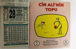 28 Kasım 2022 hediyelik orijinal Türkiye takvim yaprağı (Cin Ali kitabı hediyeli:)
