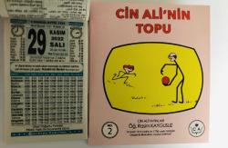29 Kasım 2022 hediyelik orijinal Türkiye takvim yaprağı (Cin Ali kitabı hediyeli:)