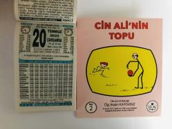 20 Temmuz 2022 hediyelik orijinal Türkiye takvim yaprağı (Cin Ali kitabı hediyeli:)