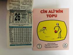 26 Temmuz 2022 hediyelik orijinal Türkiye takvim yaprağı (Cin Ali kitabı hediyeli:)