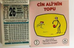 26 Mart 2022 hediyelik orijinal Türkiye takvim yaprağı (Cin Ali kitabı hediyeli:)