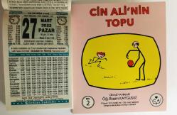 27 Mart 2022 hediyelik orijinal Türkiye takvim yaprağı (Cin Ali kitabı hediyeli:)