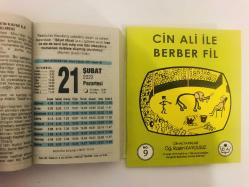 21 Şubat 2022 hediyelik orijinal Fazilet takvim yaprağı (Cin Ali kitabı hediyeli:)