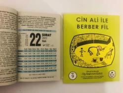 22 Şubat 2022 hediyelik orijinal Fazilet takvim yaprağı (Cin Ali kitabı hediyeli:)
