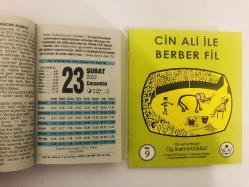 23 Şubat 2022 hediyelik orijinal Fazilet takvim yaprağı (Cin Ali kitabı hediyeli:)
