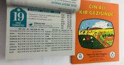 19 Şubat 2022 hediyelik orijinal Diyanet takvim yaprağı (Cin Ali kitabı hediyeli:)