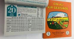 20 Şubat 2022 hediyelik orijinal Diyanet takvim yaprağı (Cin Ali kitabı hediyeli:)