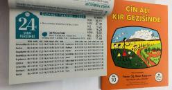 24 Şubat 2022 hediyelik orijinal Diyanet takvim yaprağı (Cin Ali kitabı hediyeli:)