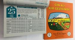 25 Şubat 2022 hediyelik orijinal Diyanet takvim yaprağı (Cin Ali kitabı hediyeli:)