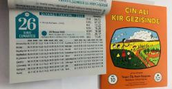 26 Şubat 2022 hediyelik orijinal Diyanet takvim yaprağı (Cin Ali kitabı hediyeli:)