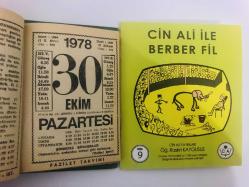 30 Ekim 1978 hediyelik orijinal Fazilet takvim yaprağı (Cin Ali kitabı hediyeli:)