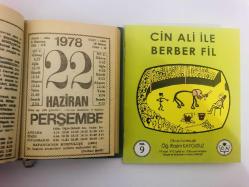 22 Haziran 1978 hediyelik orijinal Fazilet takvim yaprağı (Cin Ali kitabı hediyeli:)