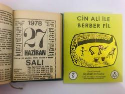 27 Haziran 1978 hediyelik orijinal Fazilet takvim yaprağı (Cin Ali kitabı hediyeli:)