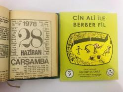 28 Haziran 1978 hediyelik orijinal Fazilet takvim yaprağı (Cin Ali kitabı hediyeli:)