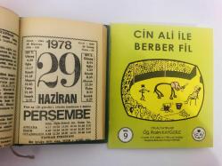 29 Haziran 1978 hediyelik orijinal Fazilet takvim yaprağı (Cin Ali kitabı hediyeli:)