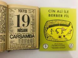 19 Nisan 1978 hediyelik orijinal Fazilet takvim yaprağı (Cin Ali kitabı hediyeli:)