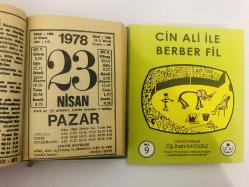 23 Nisan 1978 hediyelik orijinal Fazilet takvim yaprağı (Cin Ali kitabı hediyeli:)