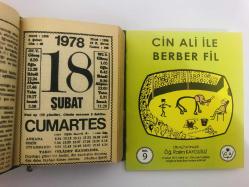 18 Şubat 1978 hediyelik orijinal Fazilet takvim yaprağı (Cin Ali kitabı hediyeli:)