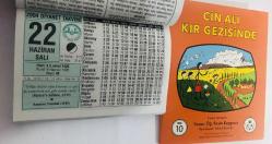 22 Haziran 2004 hediyelik orijinal Diyanet takvim yaprağı (Cin Ali kitabı hediyeli:)