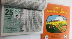 25 Haziran 2004 hediyelik orijinal Diyanet takvim yaprağı (Cin Ali kitabı hediyeli:)