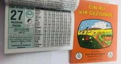 27 Haziran 2004 hediyelik orijinal Diyanet takvim yaprağı (Cin Ali kitabı hediyeli:)