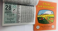 28 Haziran 2004 hediyelik orijinal Diyanet takvim yaprağı (Cin Ali kitabı hediyeli:)