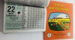 22 Mayıs 2004 hediyelik orijinal Diyanet takvim yaprağı (Cin Ali kitabı hediyeli:)
