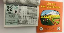 22 Mart 2004 hediyelik orijinal Diyanet takvim yaprağı (Cin Ali kitabı hediyeli:)