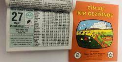 27 Mart 2004 hediyelik orijinal Diyanet takvim yaprağı (Cin Ali kitabı hediyeli:)