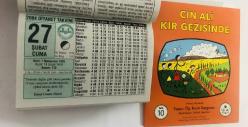 27 Şubat 2004 hediyelik orijinal Diyanet takvim yaprağı (Cin Ali kitabı hediyeli:)